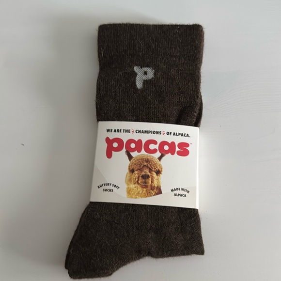 Brown Alpaca Casual Socks Pacas NWT - Picture 1 of 4